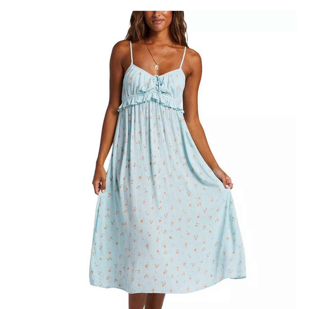 Billabong Aqua Floral Dress